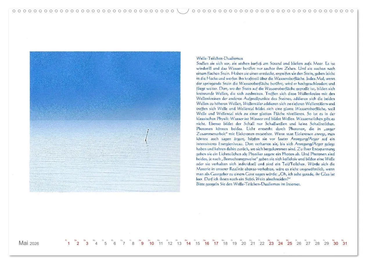 Bild: 9783457514894 | Wundervolle Wirklichkeit - Nachdenk-Kalender (Wandkalender 2026 DIN...