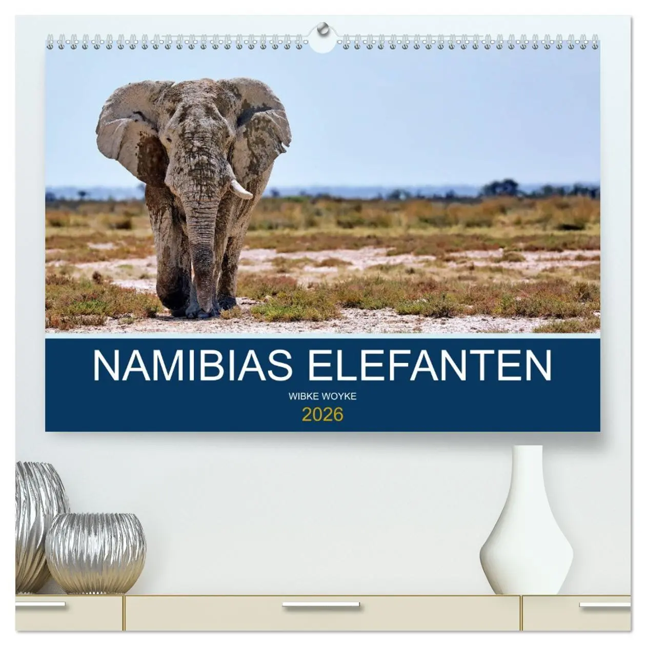 Cover: 9783457684894 | Namibias Elefanten (hochwertiger Premium Wandkalender 2026 DIN A2...