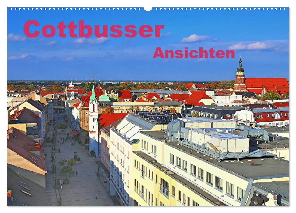 Cover: 9783516154894 | Cottbusser Ansichten (Wandkalender 2026 DIN A2 quer), CALVENDO...