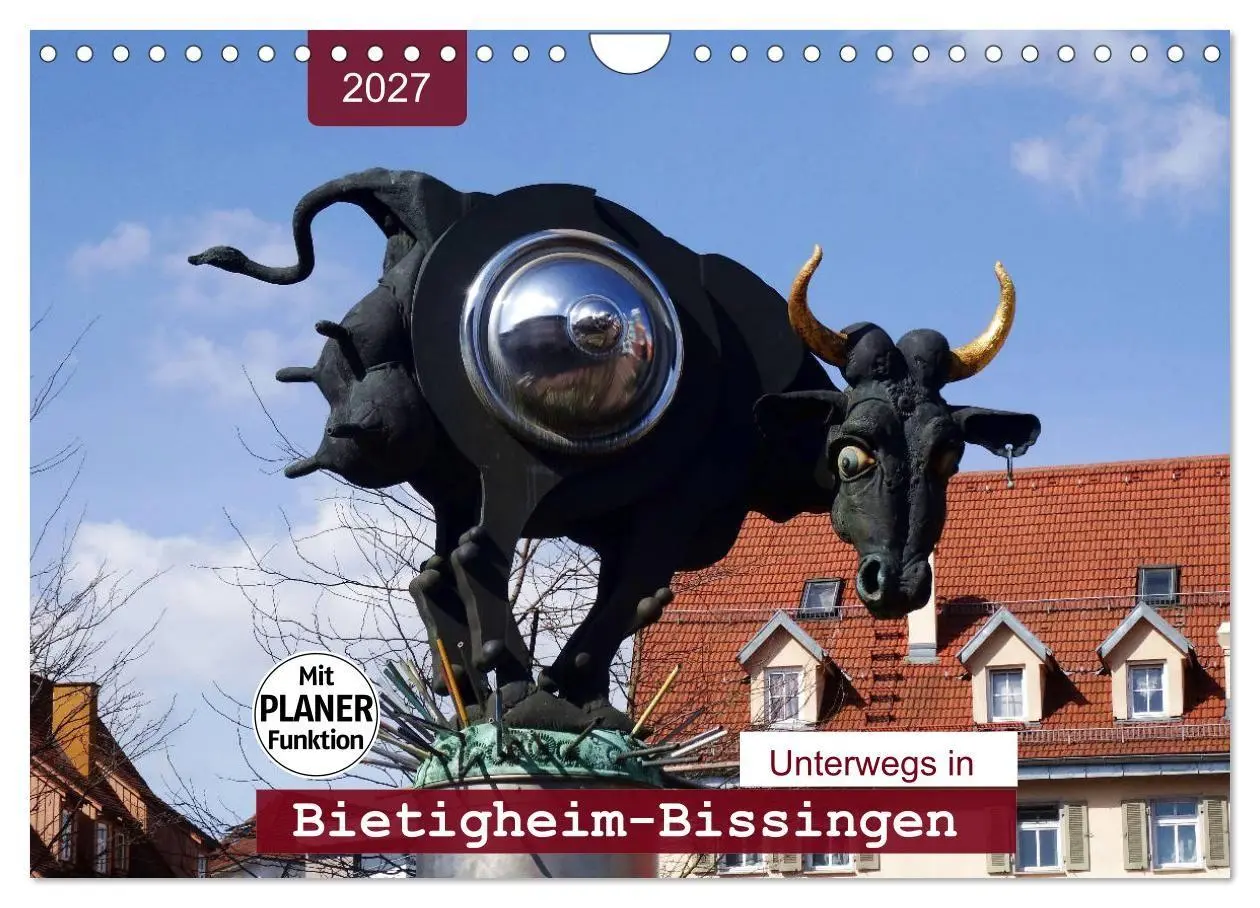 Cover: 9783569794894 | Unterwegs in Bietigheim-Bissingen (Wandkalender 2027 DIN A4 quer),...