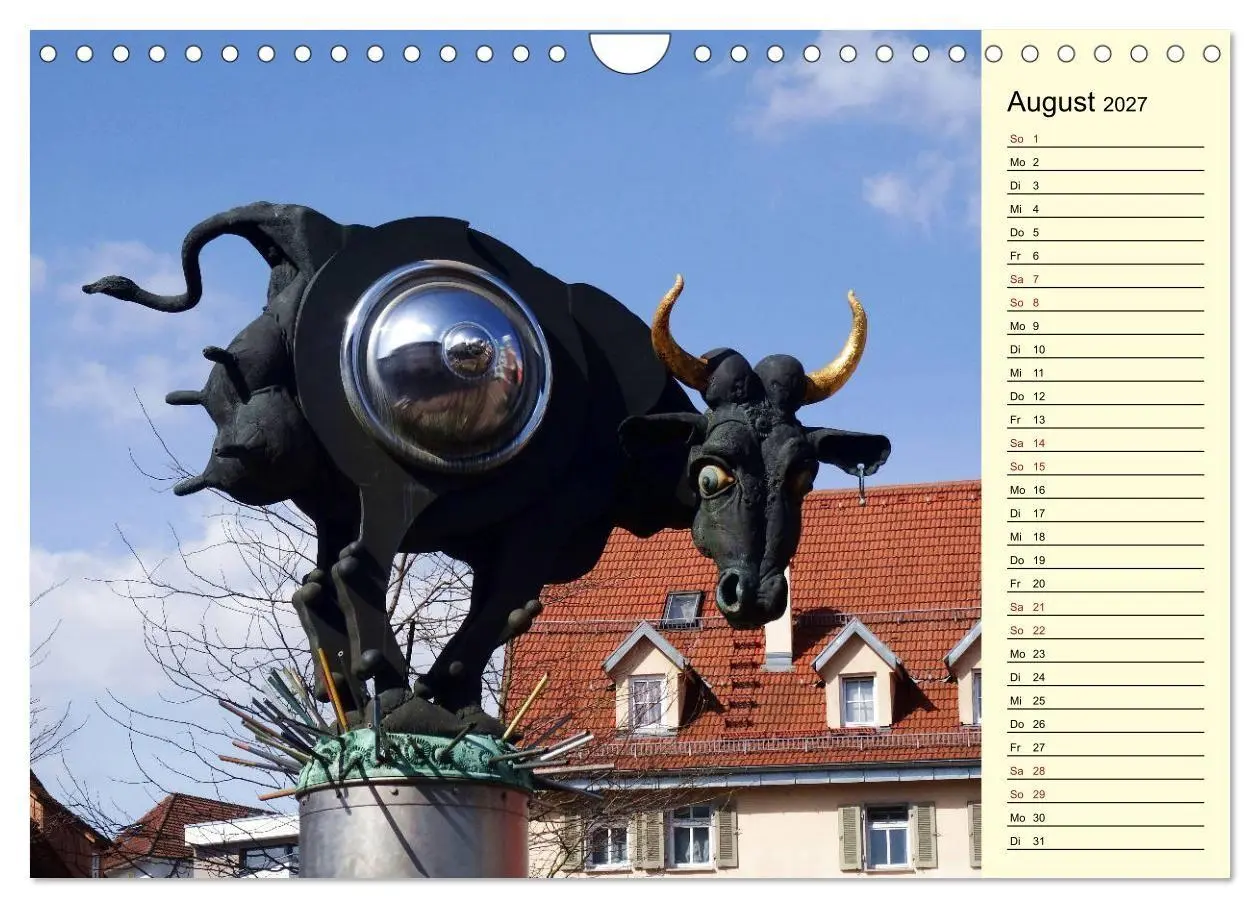 Bild: 9783569794894 | Unterwegs in Bietigheim-Bissingen (Wandkalender 2027 DIN A4 quer),...