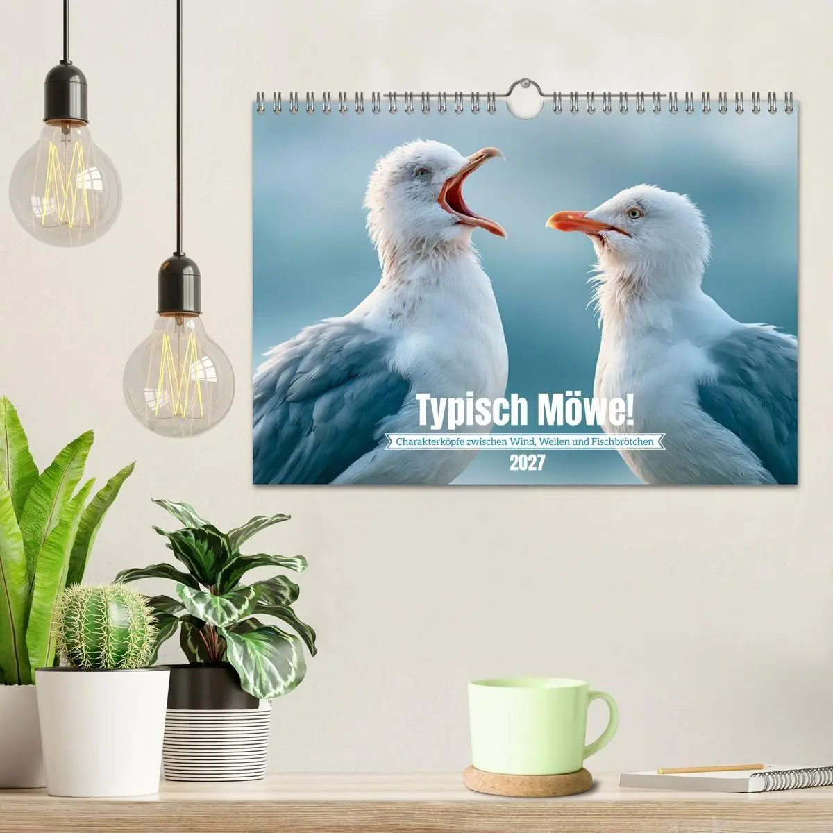Bild: 9783594374894 | Typisch Möwe! (Wandkalender 2027 DIN A4 quer), CALVENDO Monatskalender