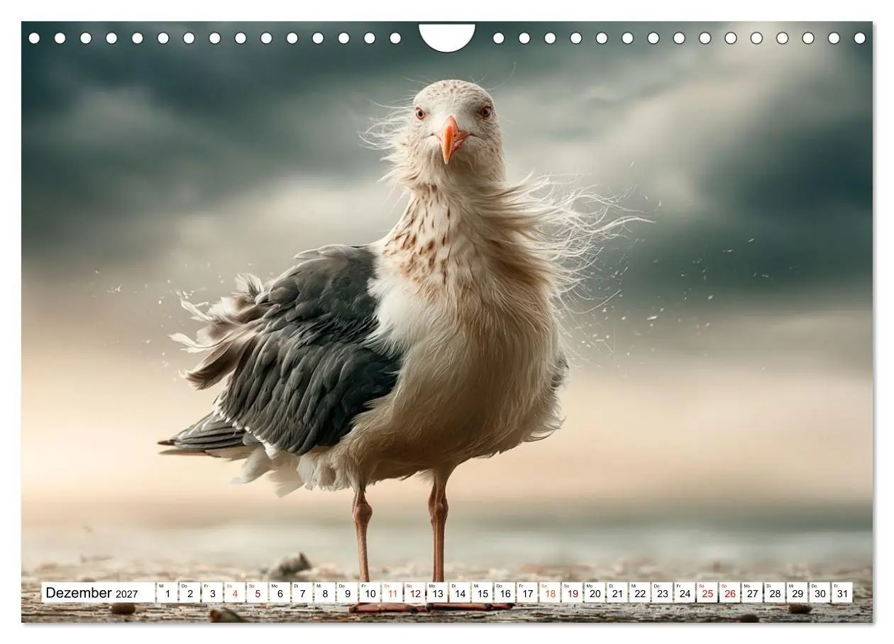 Bild: 9783594374894 | Typisch Möwe! (Wandkalender 2027 DIN A4 quer), CALVENDO Monatskalender