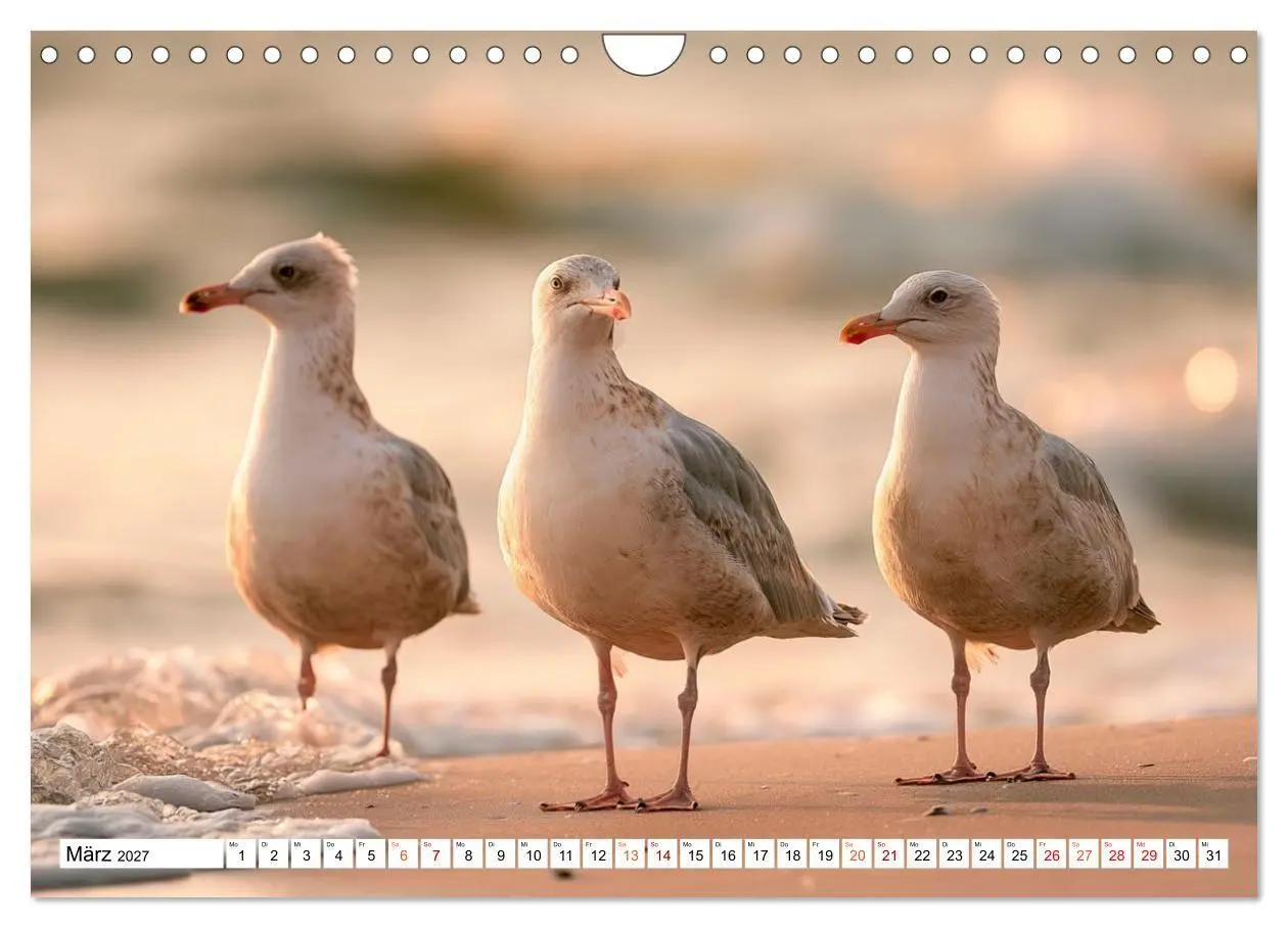 Bild: 9783594374894 | Typisch Möwe! (Wandkalender 2027 DIN A4 quer), CALVENDO Monatskalender