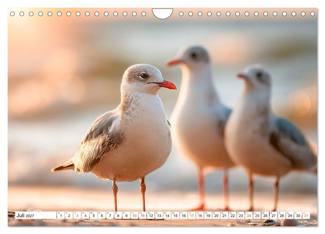 Bild: 9783594374894 | Typisch Möwe! (Wandkalender 2027 DIN A4 quer), CALVENDO Monatskalender