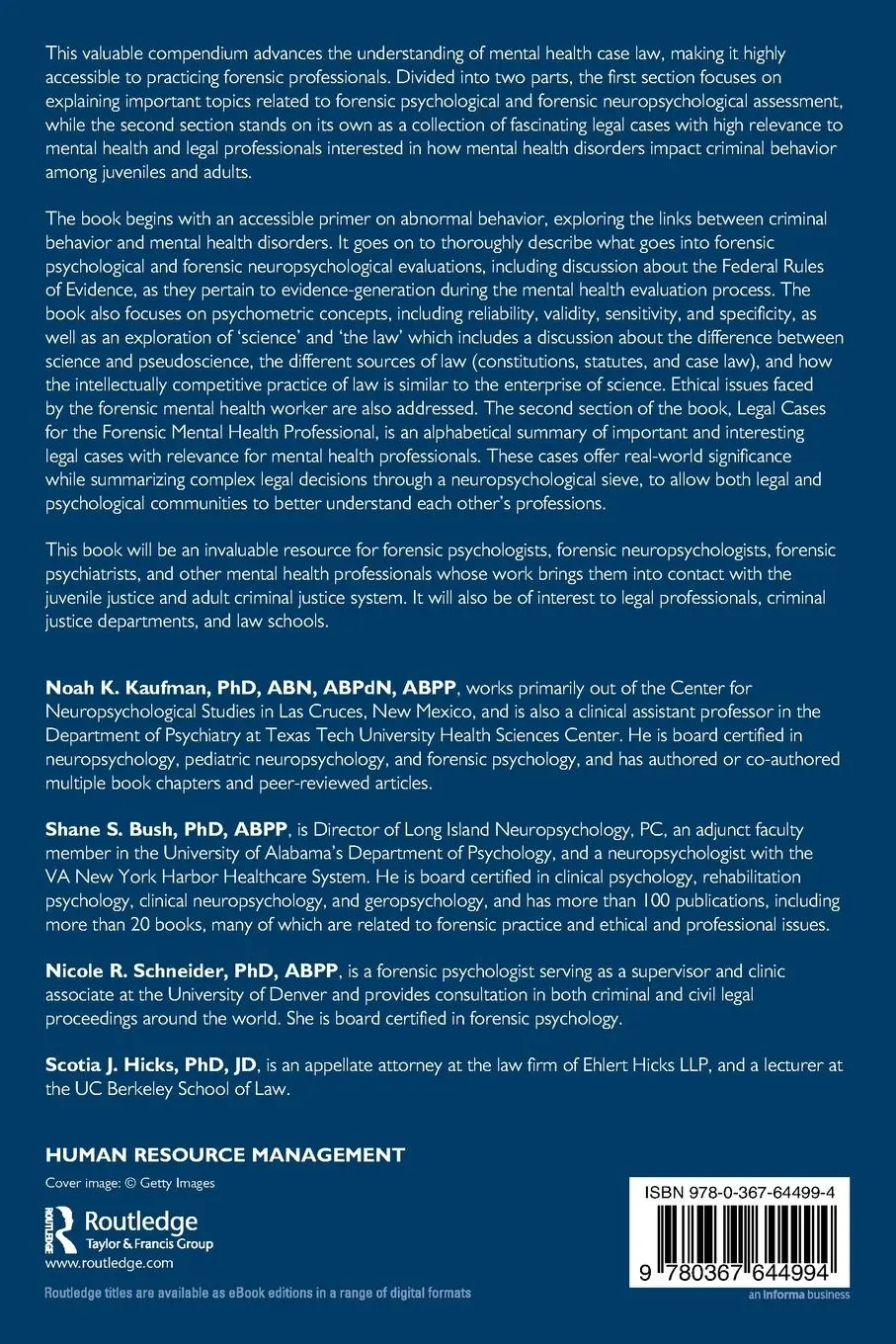 Rückseite: 9780367644994 | Forensic Mental Health Assessment in Criminal Contexts | Taschenbuch