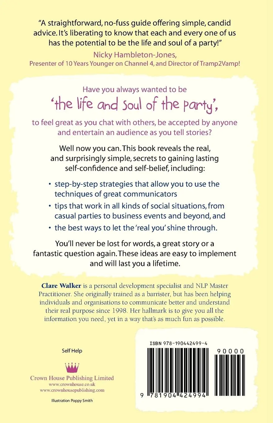 Rückseite: 9781904424994 | Be the Life &amp; Soul of the Party | Socialising for Success | Walker