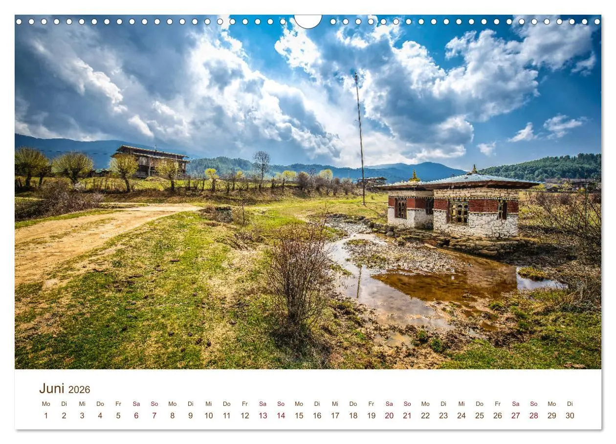 Bild: 9783457814994 | Mystisches Bhutan (Wandkalender 2026 DIN A3 quer), CALVENDO...