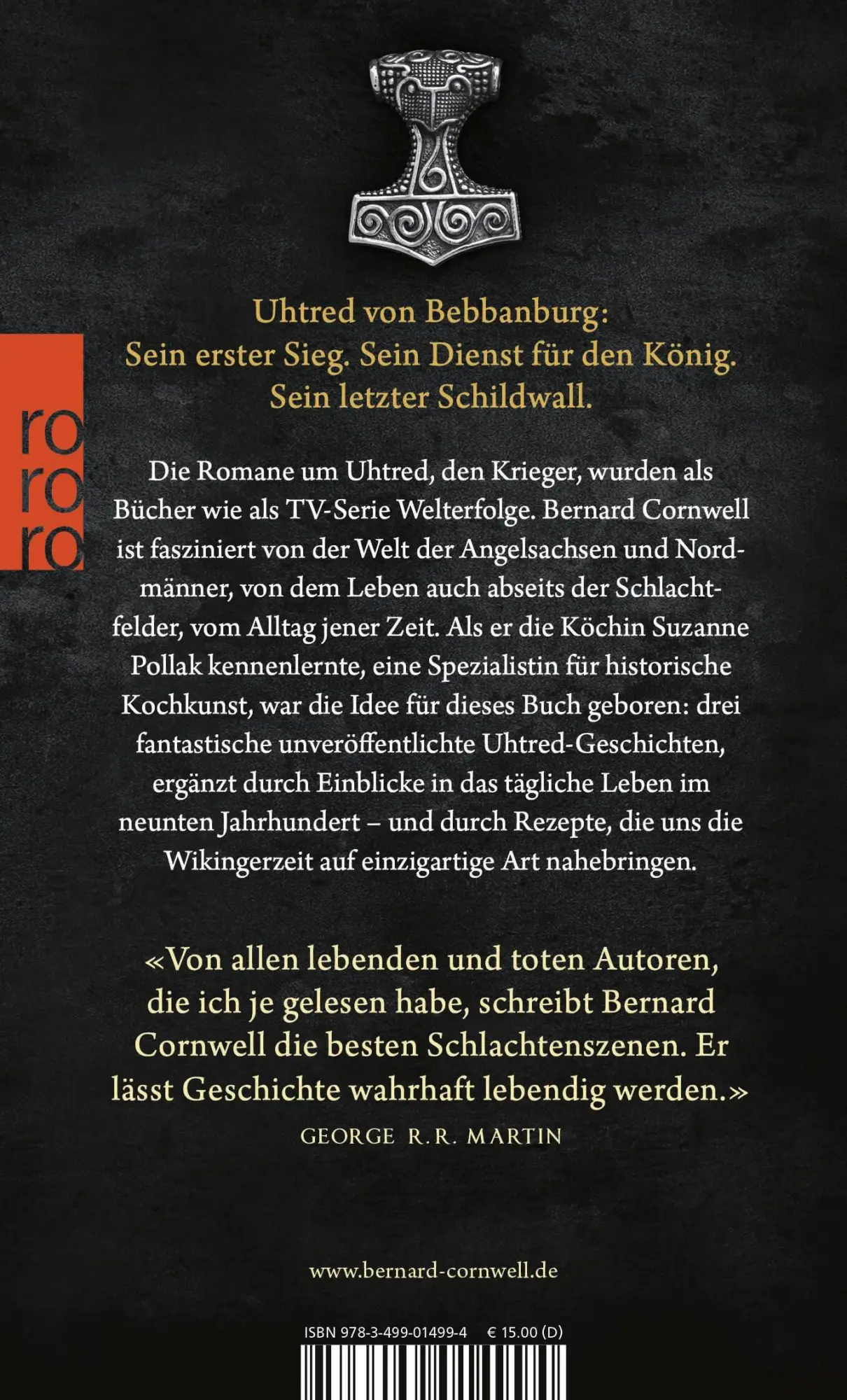 Rückseite: 9783499014994 | Der letzte Schildwall: Geschichten von Uhtred | Cornwell (u. a.)