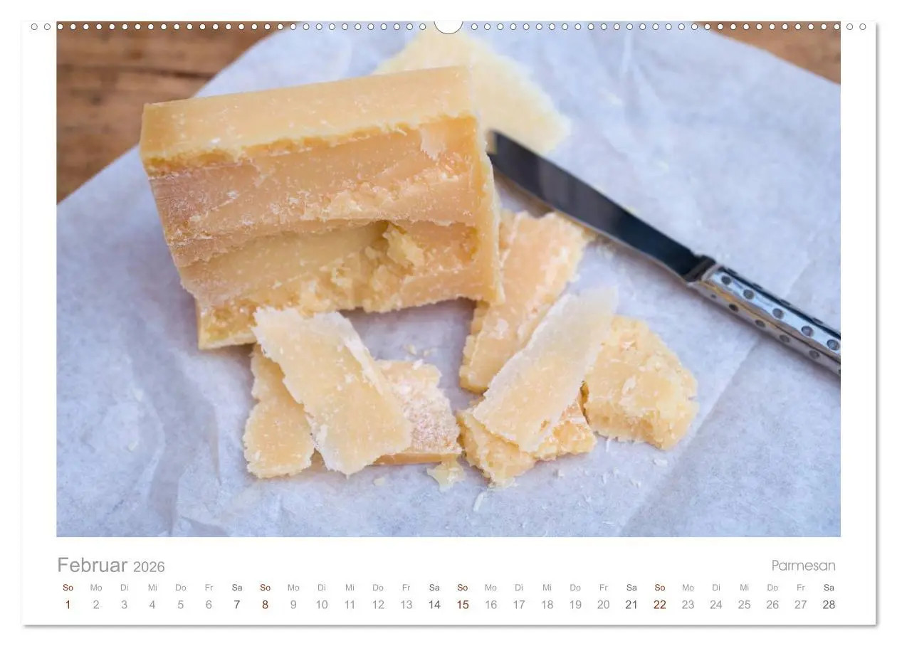 Bild: 9783516074994 | Der Käsekalender Edel und lecker (Wandkalender 2026 DIN A2 quer),...