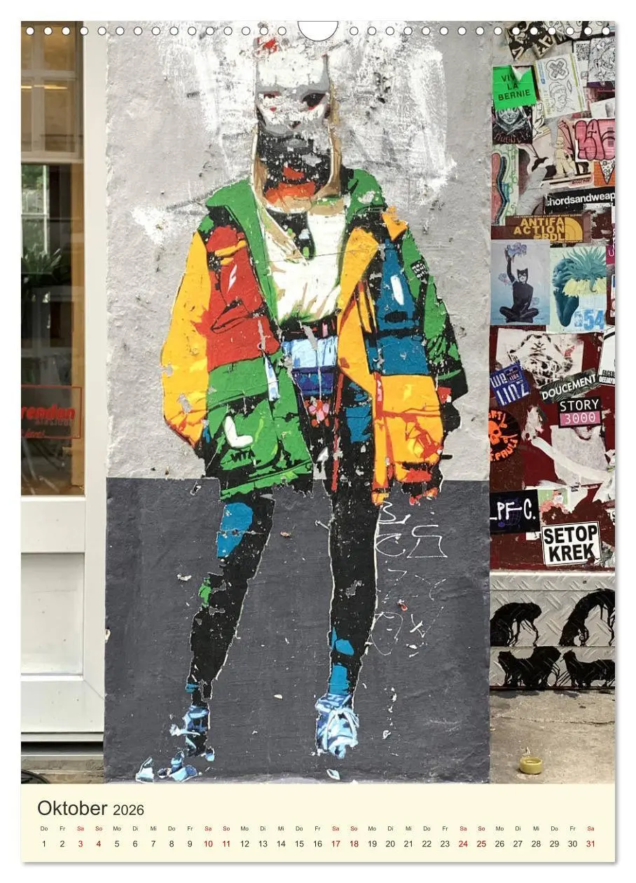 Bild: 9783516384994 | Hamburg StreetArt Classics (Wandkalender 2026 DIN A3 hoch),...