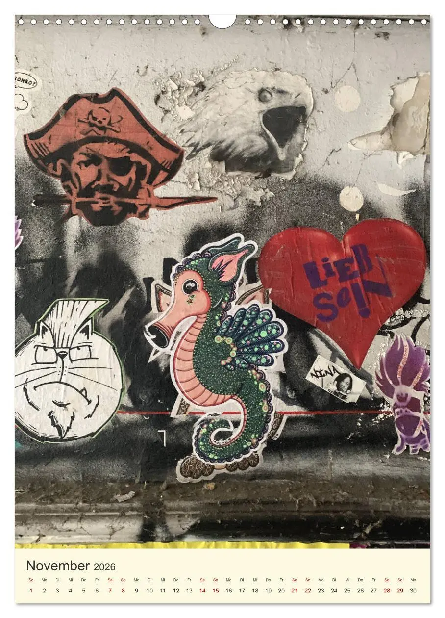 Bild: 9783516384994 | Hamburg StreetArt Classics (Wandkalender 2026 DIN A3 hoch),...