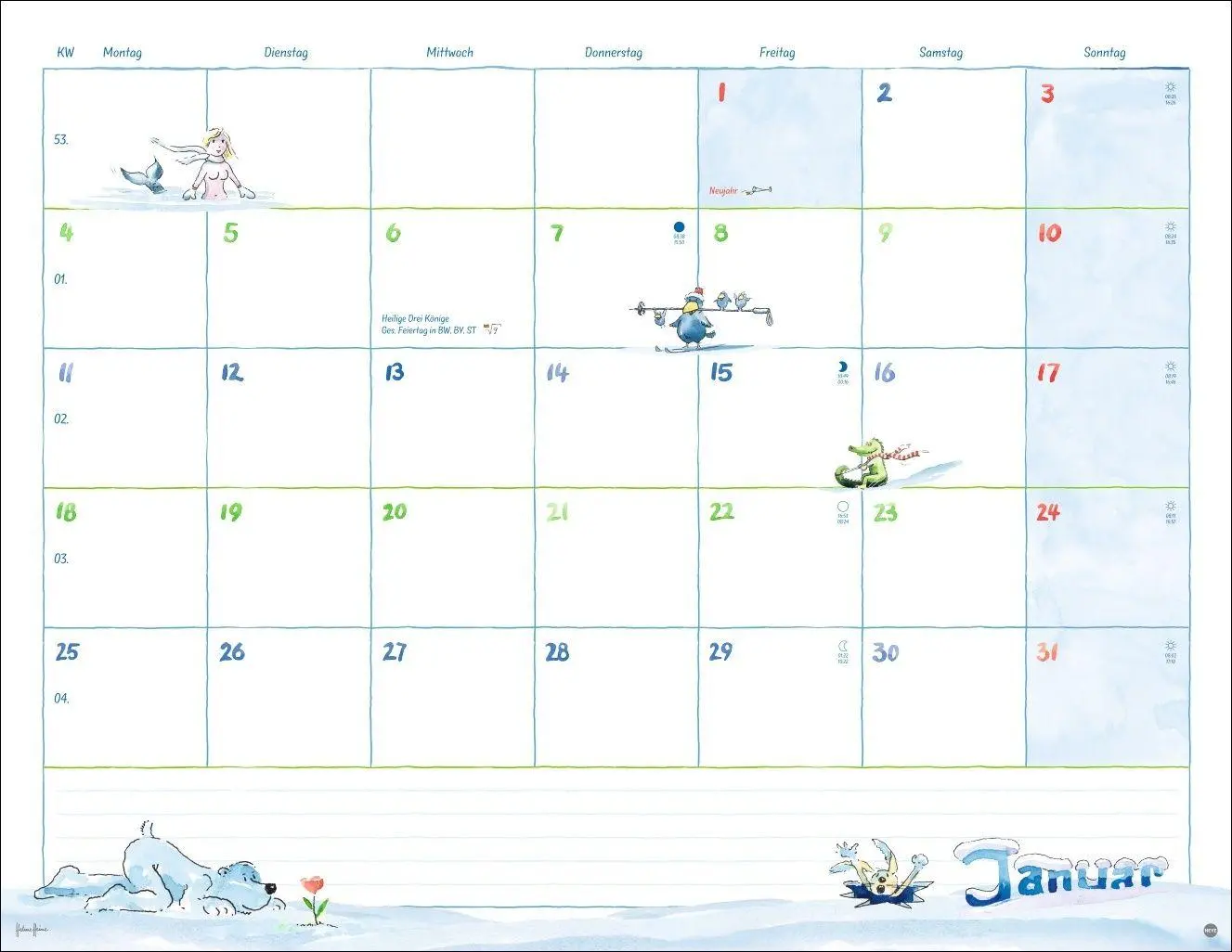 Bild: 9783756414994 | Helme Heine: Monatsplaner 2027 | Helme Heine | Kalender | 15 S. | 2027