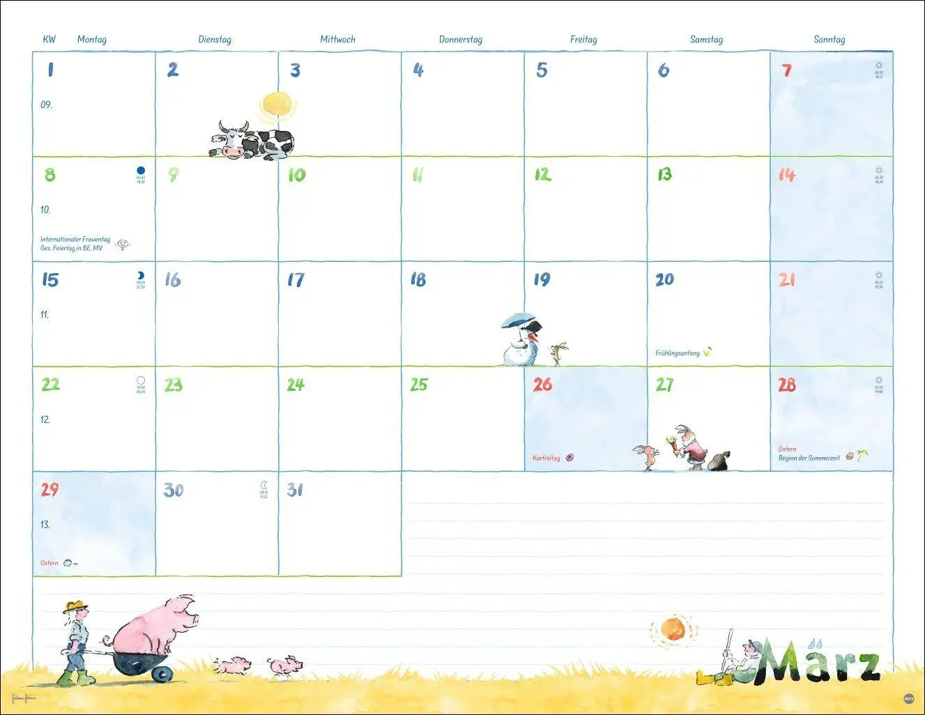 Bild: 9783756414994 | Helme Heine: Monatsplaner 2027 | Helme Heine | Kalender | 15 S. | 2027