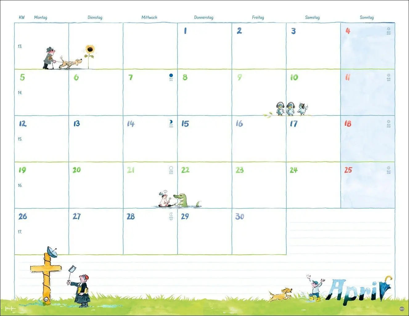Bild: 9783756414994 | Helme Heine: Monatsplaner 2027 | Helme Heine | Kalender | 15 S. | 2027