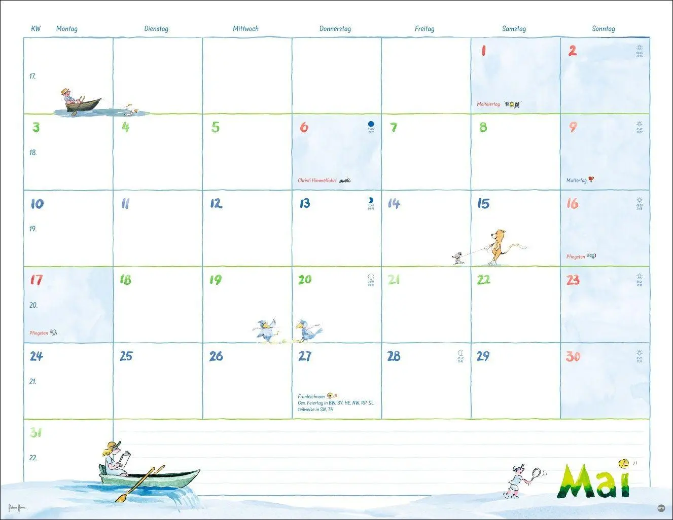 Bild: 9783756414994 | Helme Heine: Monatsplaner 2027 | Helme Heine | Kalender | 15 S. | 2027