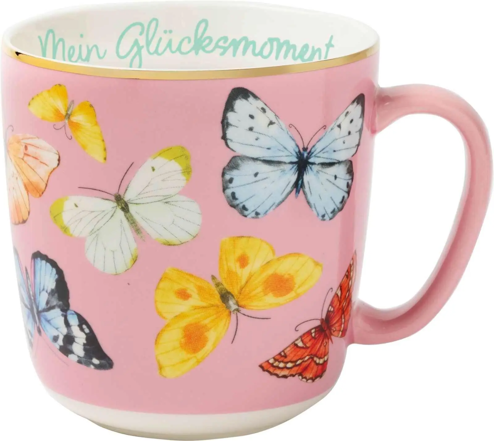 Cover: 4036442015094 | Blütenträume Kaffeebecher "Mein Glücksmoment", 350 ml | Groh Verlag