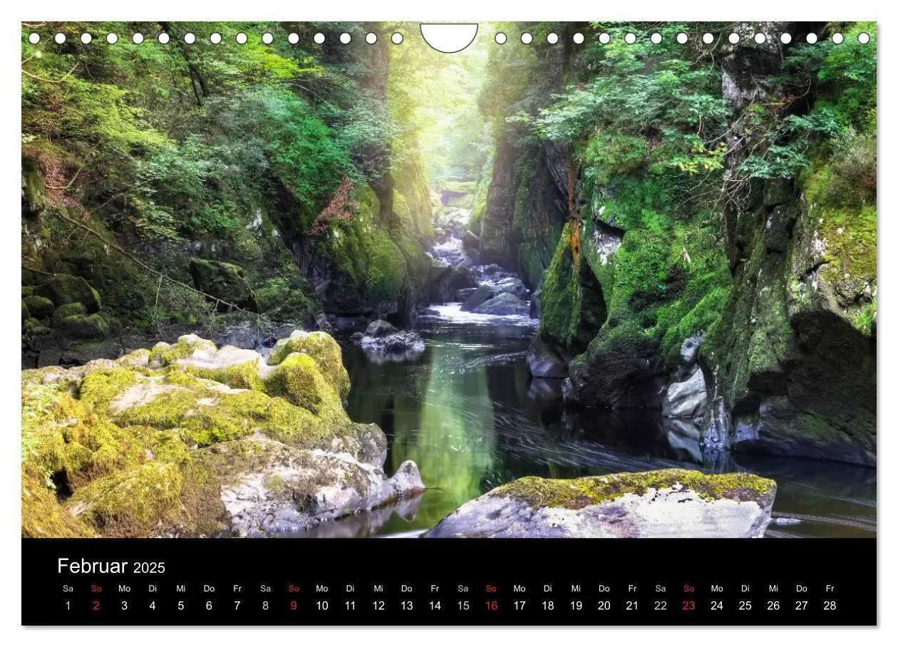 Bild: 9783435545094 | Wales (Wandkalender 2025 DIN A4 quer), CALVENDO Monatskalender | 2025