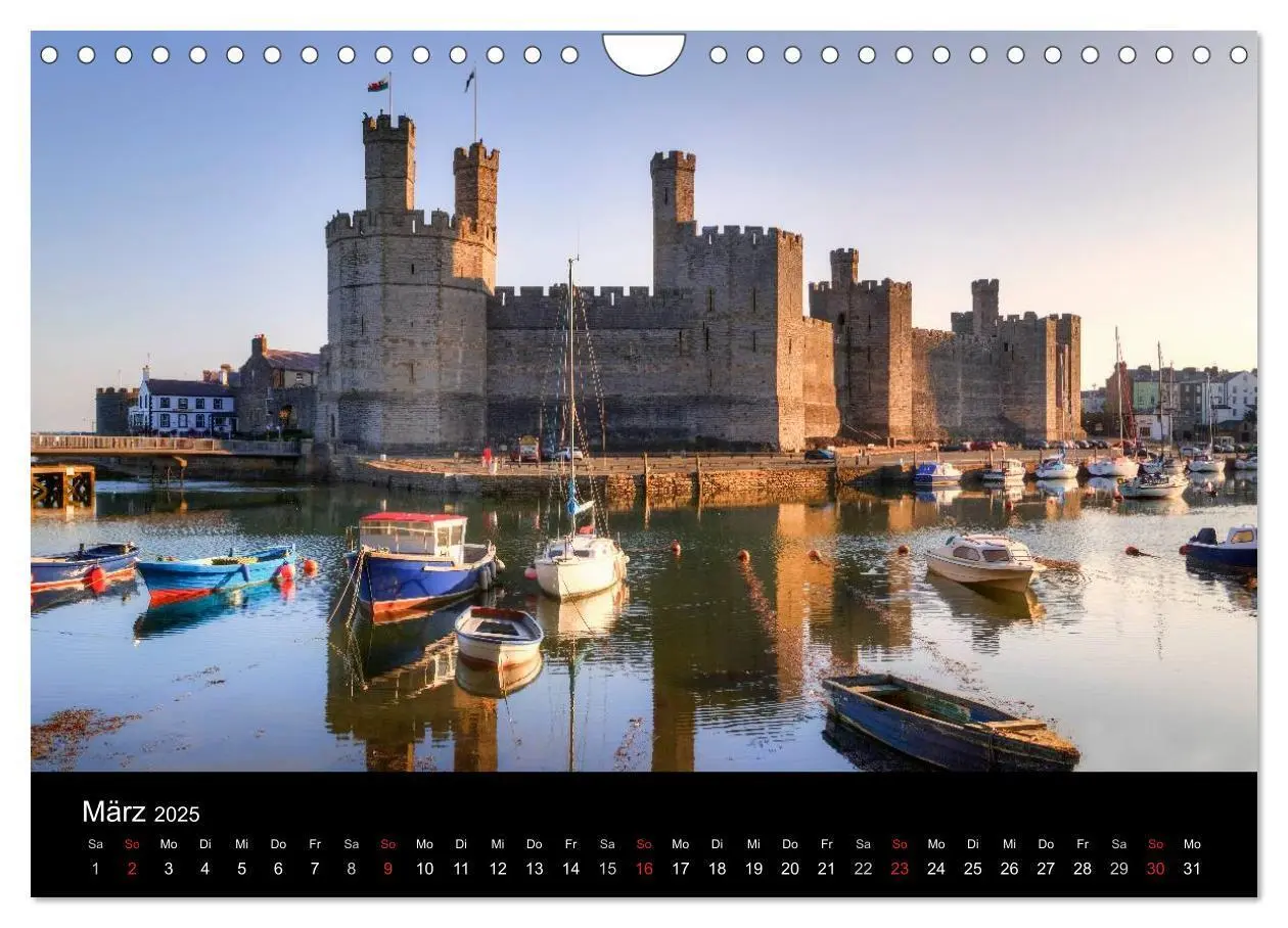 Bild: 9783435545094 | Wales (Wandkalender 2025 DIN A4 quer), CALVENDO Monatskalender | 2025