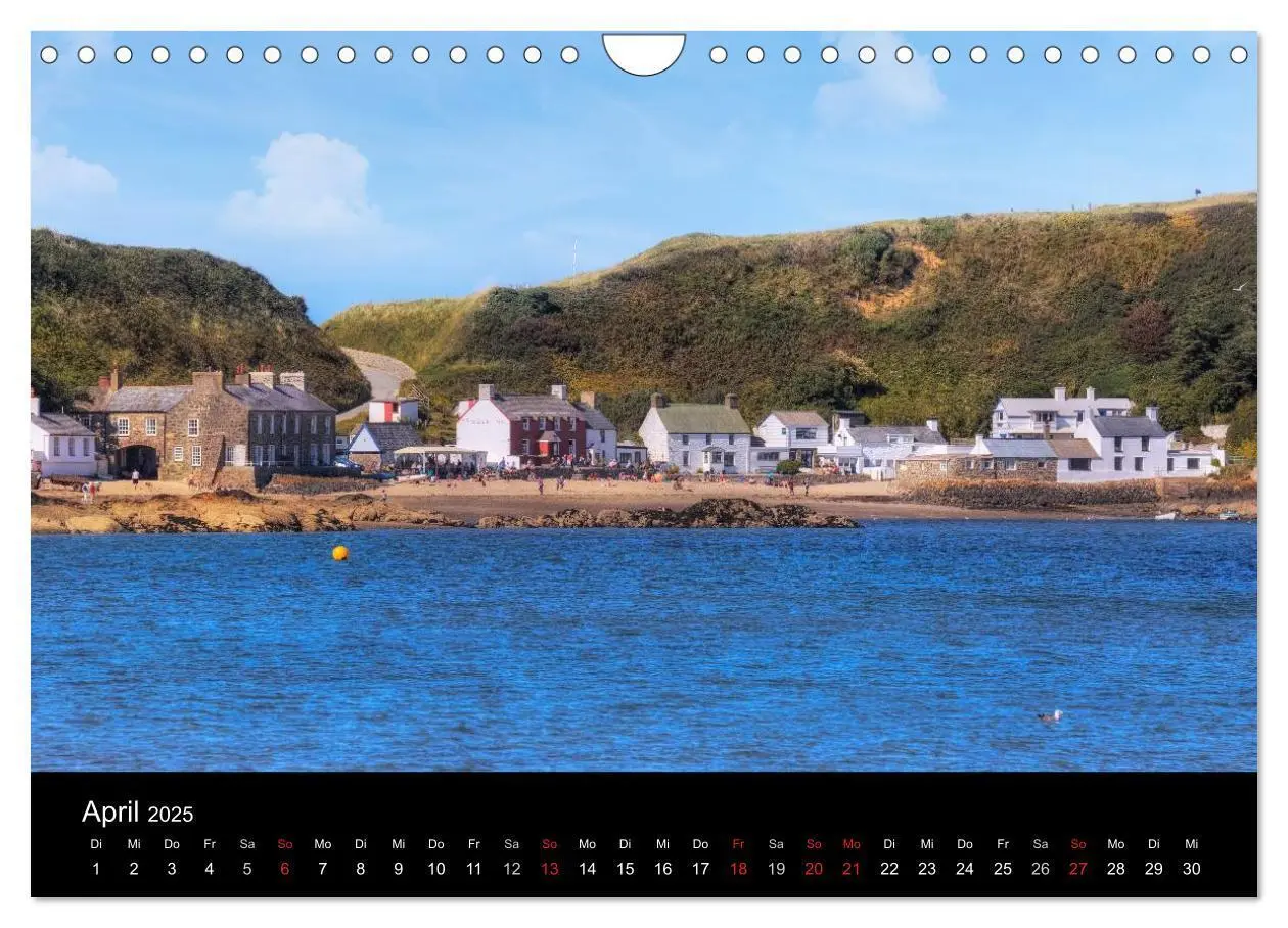 Bild: 9783435545094 | Wales (Wandkalender 2025 DIN A4 quer), CALVENDO Monatskalender | 2025