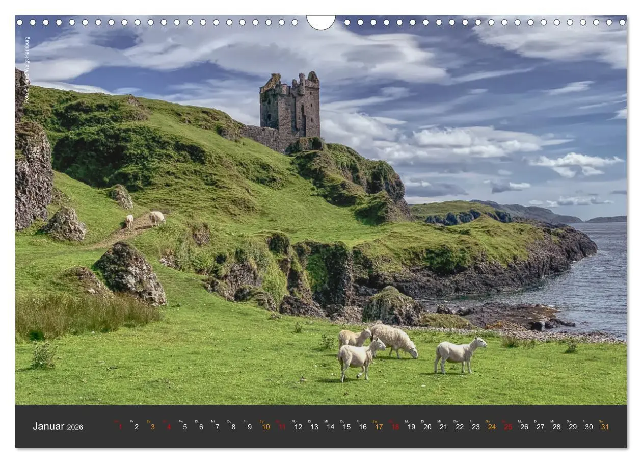 Bild: 9783457565094 | Schottland 2026 Schlösser, Burgen und Ruinen (Wandkalender 2026 DIN...