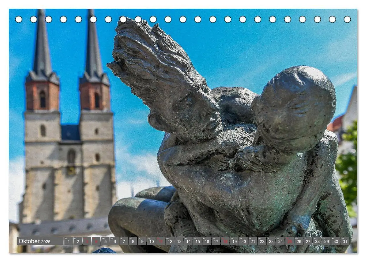 Bild: 9783457705094 | Blickpunkte Halle (Saale) (Tischkalender 2026 DIN A5 quer),...