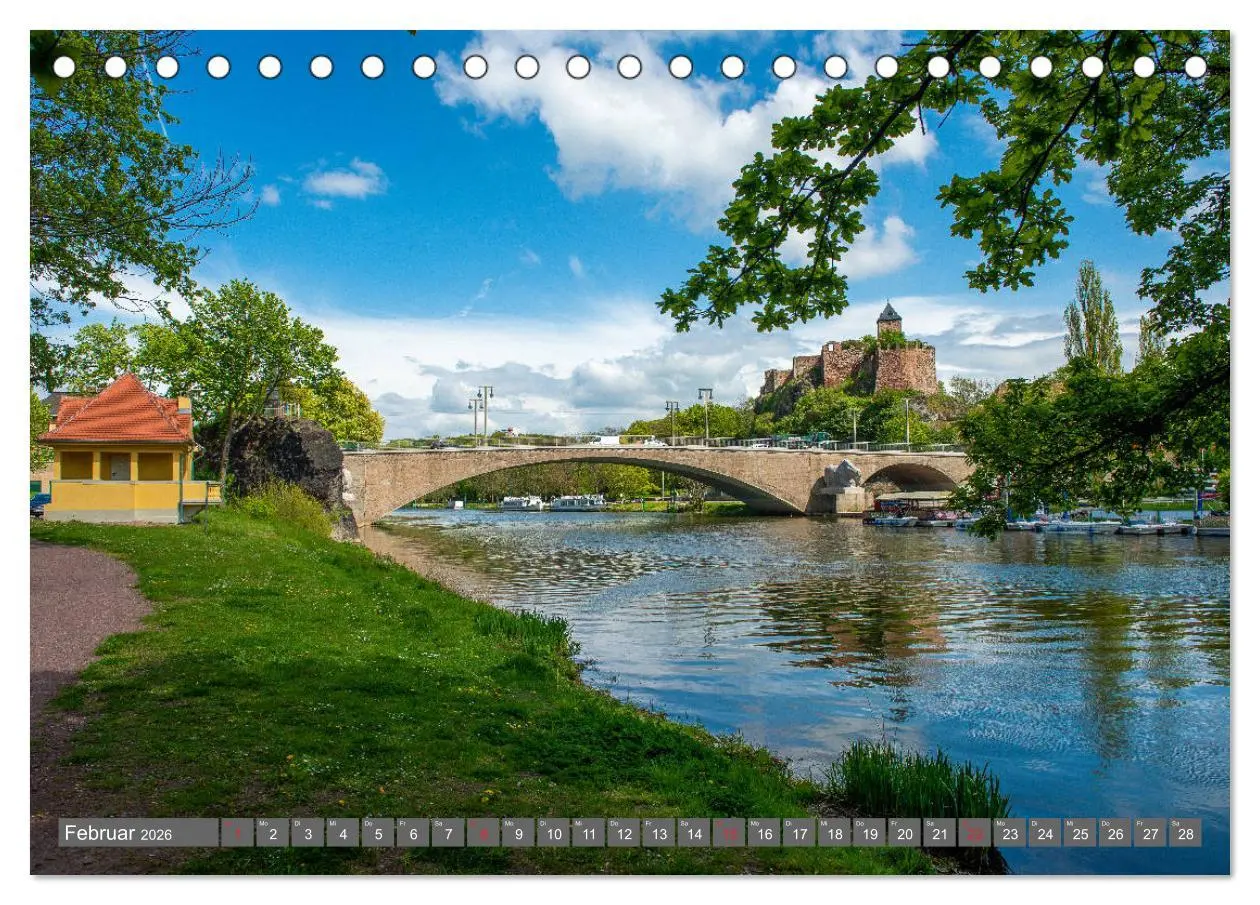 Bild: 9783457705094 | Blickpunkte Halle (Saale) (Tischkalender 2026 DIN A5 quer),...