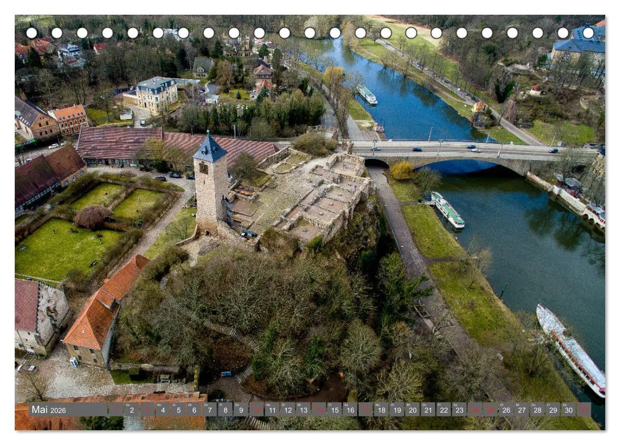 Bild: 9783457705094 | Blickpunkte Halle (Saale) (Tischkalender 2026 DIN A5 quer),...