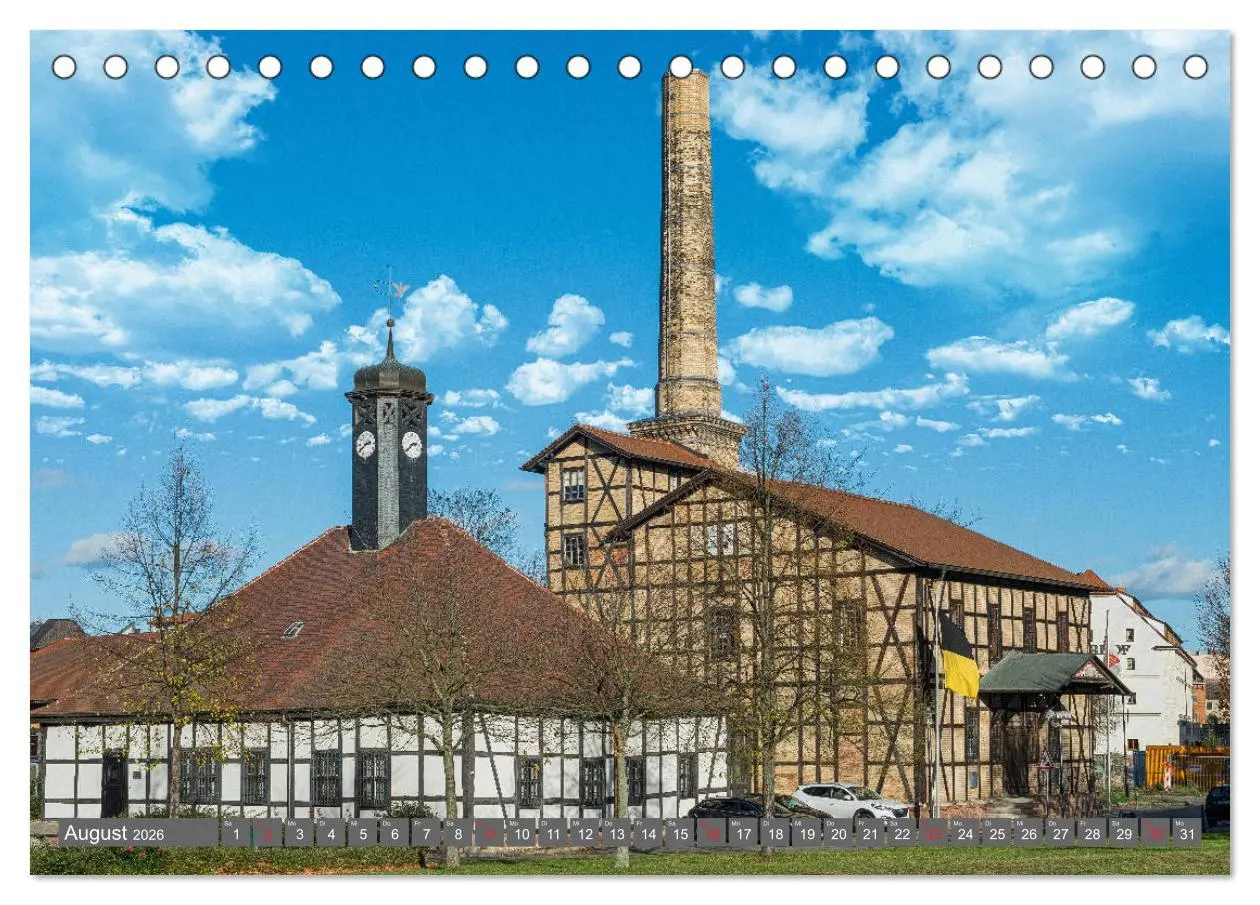 Bild: 9783457705094 | Blickpunkte Halle (Saale) (Tischkalender 2026 DIN A5 quer),...