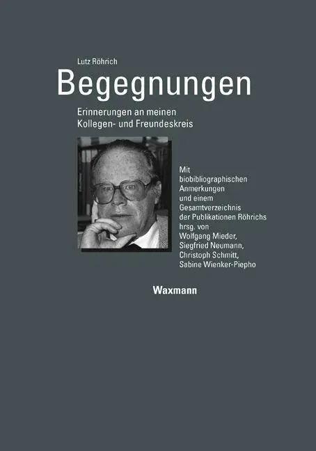 Cover: 9783830935094 | Begegnungen. Erinnerungen an meinen Kollegen- und Freundeskreis | Buch