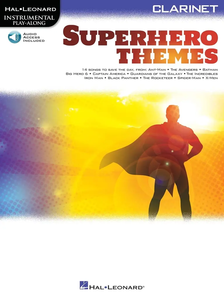 Cover: 840126955194 | Superhero Themes Instrumental Play-Along for Clarinet | Taschenbuch