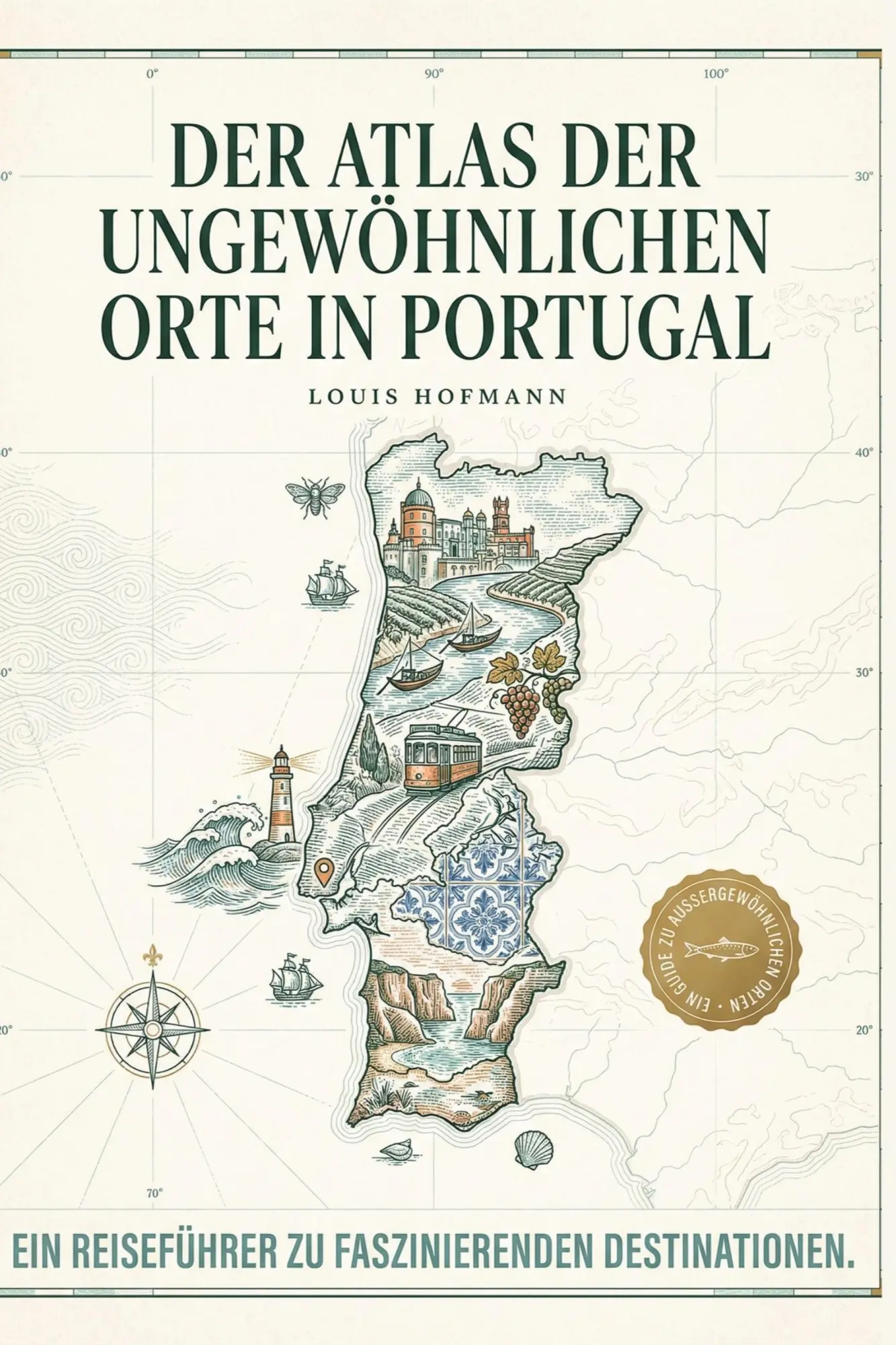 Cover: 9783695395194 | Der Atlas der ungewöhnlichsten Orte in Portugal | Louis Hofmann | Buch