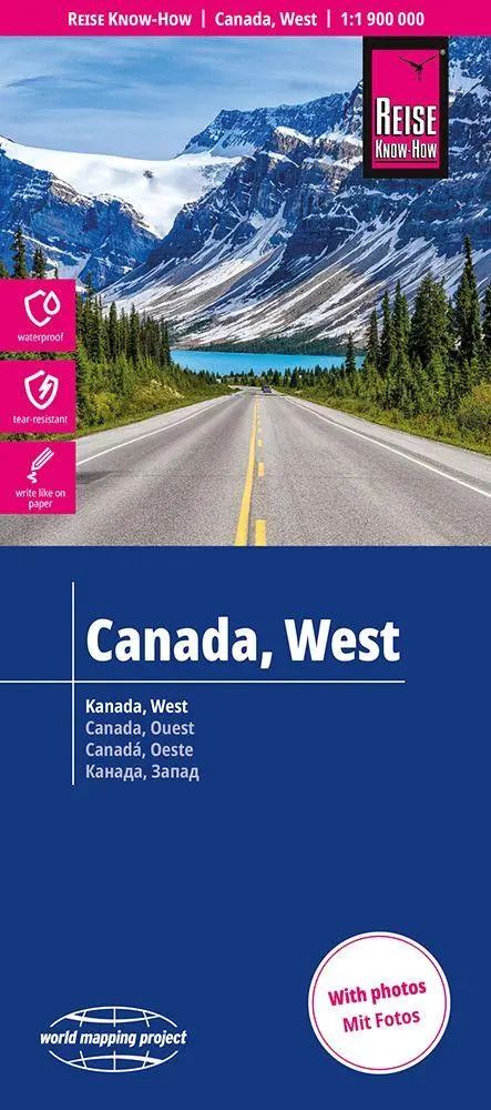 Cover: 9783831775194 | Reise Know-How Landkarte Kanada, West Canada, West (1:1.900.000)