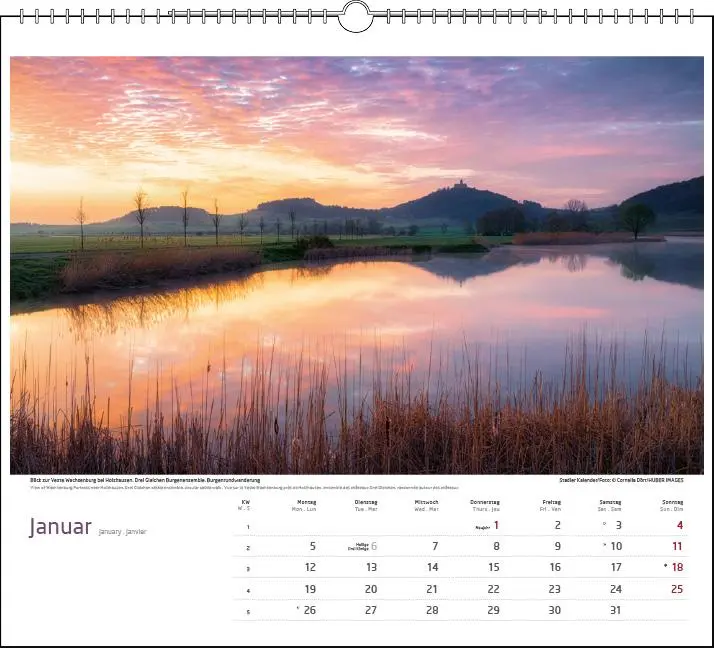 Bild: 9783861925194 | Malerisches Thüringen 2026 | verschiedene | Kalender | Spiralbindung