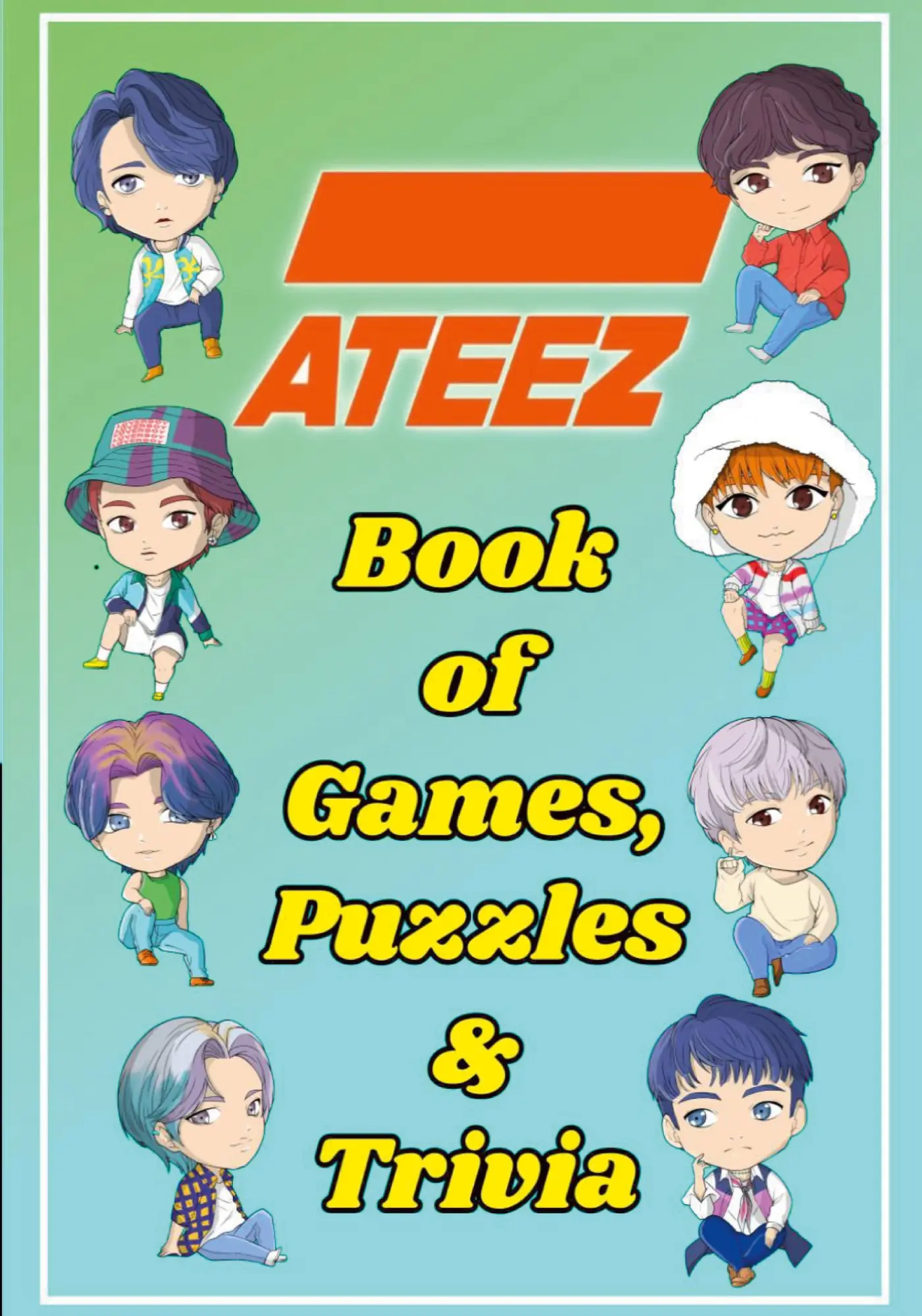 Cover: 9781777755294 | ATEEZ Book Of Games, Puzzles and Trivia | Kpop Ftw | Taschenbuch