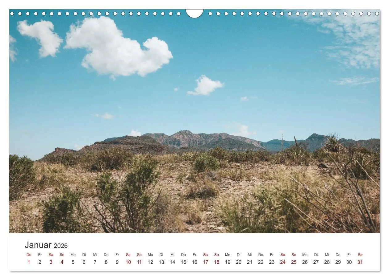 Bild: 9783457615294 | Texas - The Lone Star State (Wandkalender 2026 DIN A3 quer),...