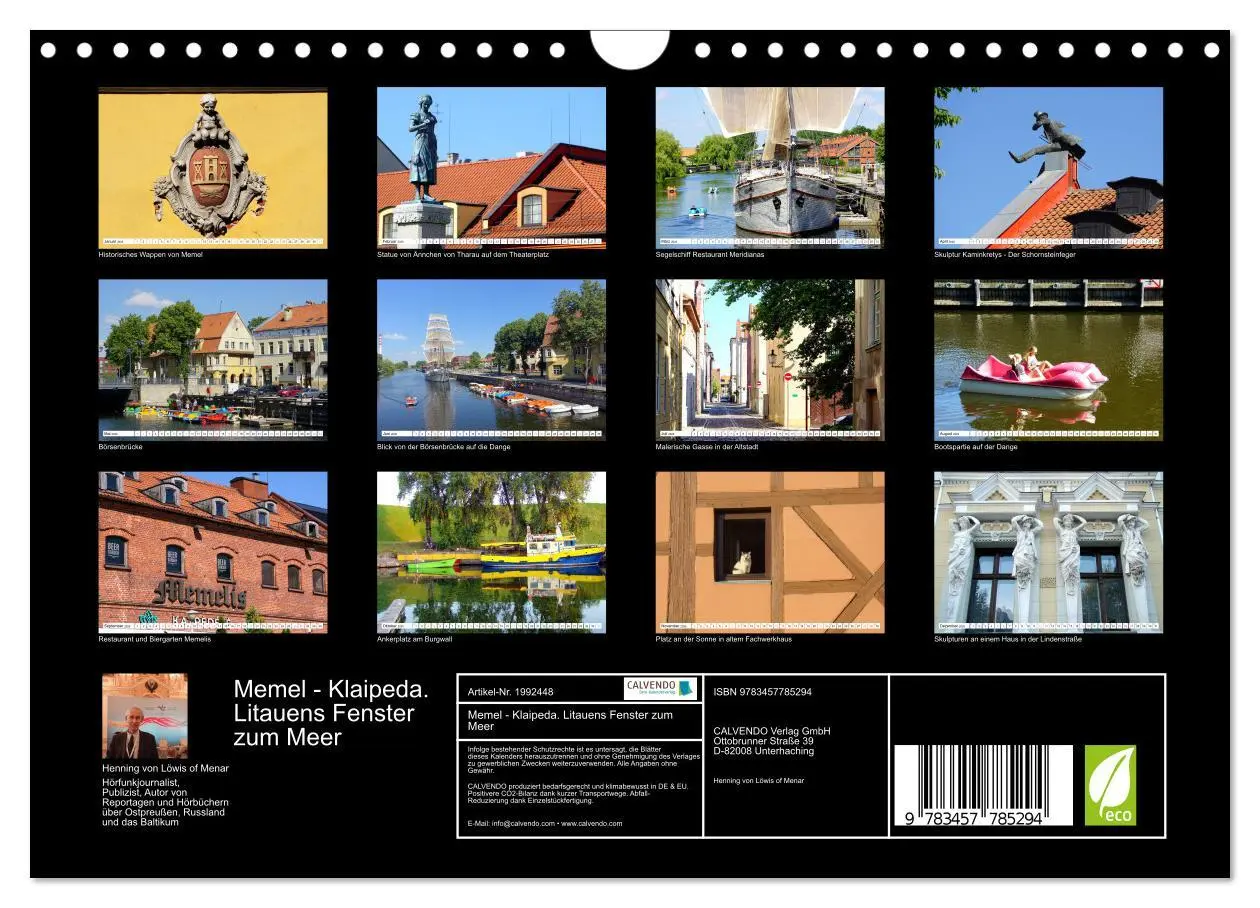 Bild: 9783457785294 | Memel - Klaipeda. Litauens Fenster zum Meer (Wandkalender 2026 DIN...