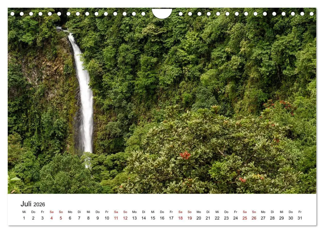 Bild: 9783457925294 | Costa Rica - das Naturparadies (Wandkalender 2026 DIN A4 quer),...