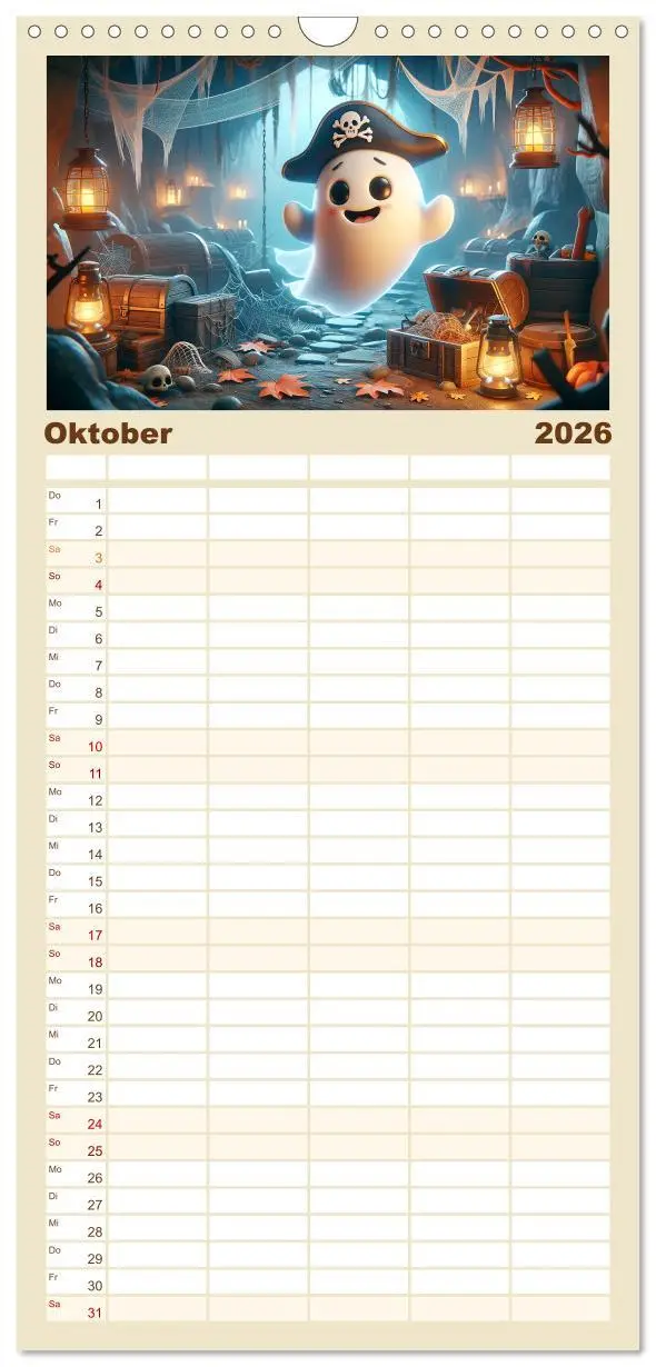 Bild: 9783516495294 | Familienplaner 2026 - Kleine Piraten, Große Träume" - Ein Kalender...
