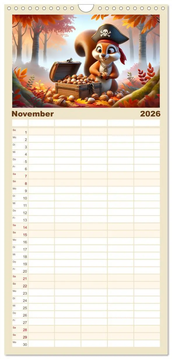 Bild: 9783516495294 | Familienplaner 2026 - Kleine Piraten, Große Träume" - Ein Kalender...