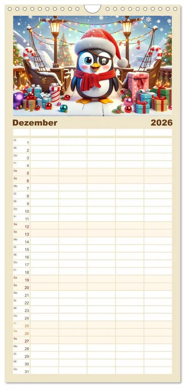 Bild: 9783516495294 | Familienplaner 2026 - Kleine Piraten, Große Träume" - Ein Kalender...