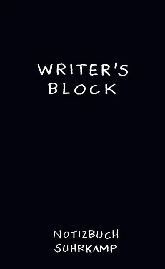 Cover: 9783518475294 | Notizbuch 'Writer's Block' | Suhrkamp Verlag | Notizbuch | 160 S.