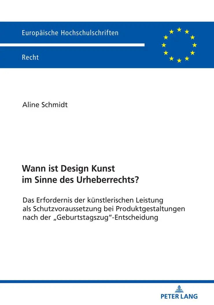 Wann ist Design Kunst im Sinne des Urheberrechts?: Das Erfordernis der künstlerischen Leistung als Schutzvoraussetzung bei Produktgestaltungen nach ... Hochschulschriften Recht, Band 6077)