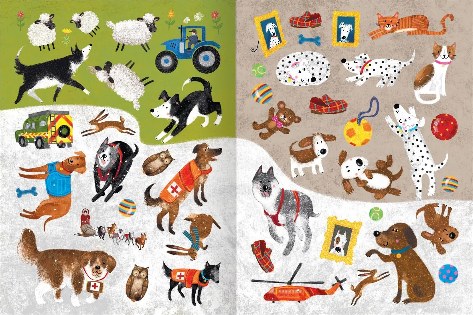 Bild: 9783845865294 | Mein Hunde-Stickerheft | Über 200 Sticker mit Szenen | Sue Reeves