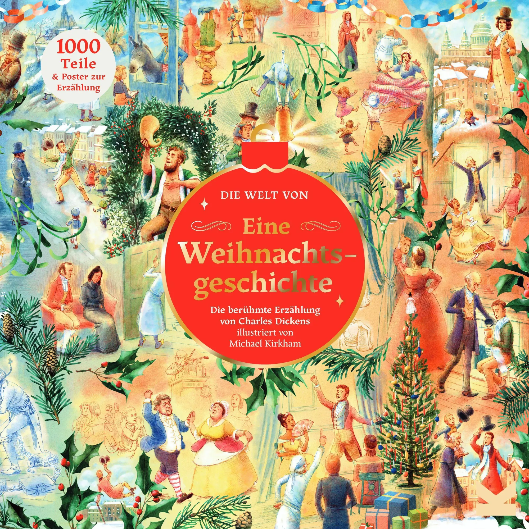 Die Welt von Eine Weihnachtsgeschichte - 1000 Teile Puzzle + Poster