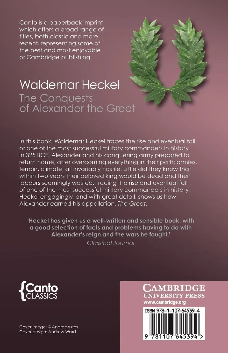 Rückseite: 9781107645394 | The Conquests of Alexander the Great | Waldemar Heckel | Taschenbuch