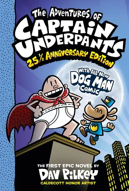 Cover: 9781338865394 | The Adventures of Captain Underpants (Now with a Dog Man Comic!):...