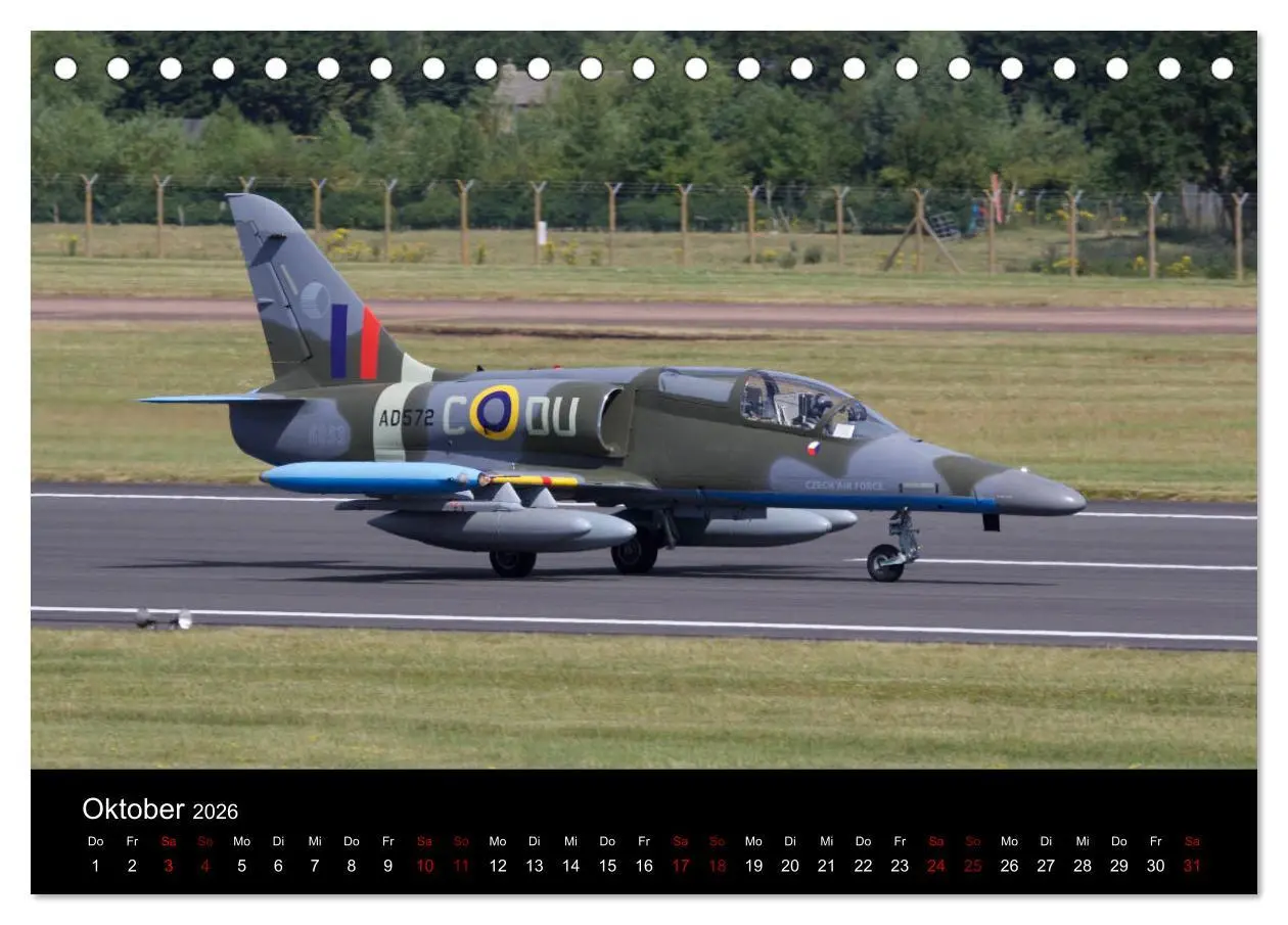 Bild: 9783457845394 | Militärjets (Tischkalender 2026 DIN A5 quer), CALVENDO Monatskalender