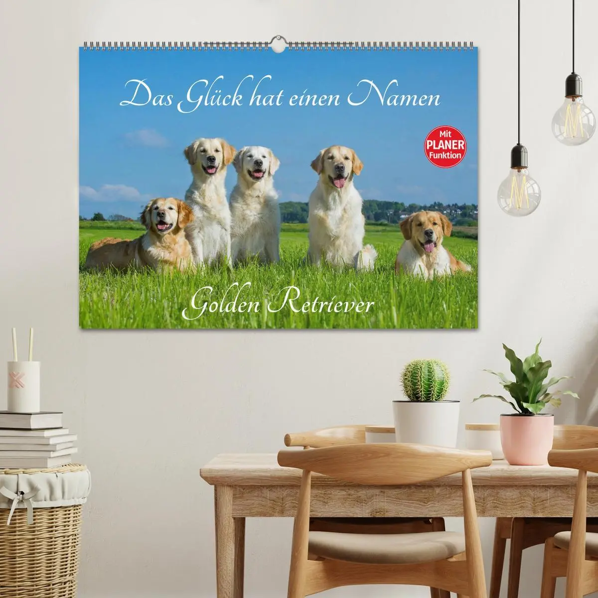 Bild: 9783516005394 | Das Glück hat einen Namen - Golden Retriever (Wandkalender 2026 DIN...