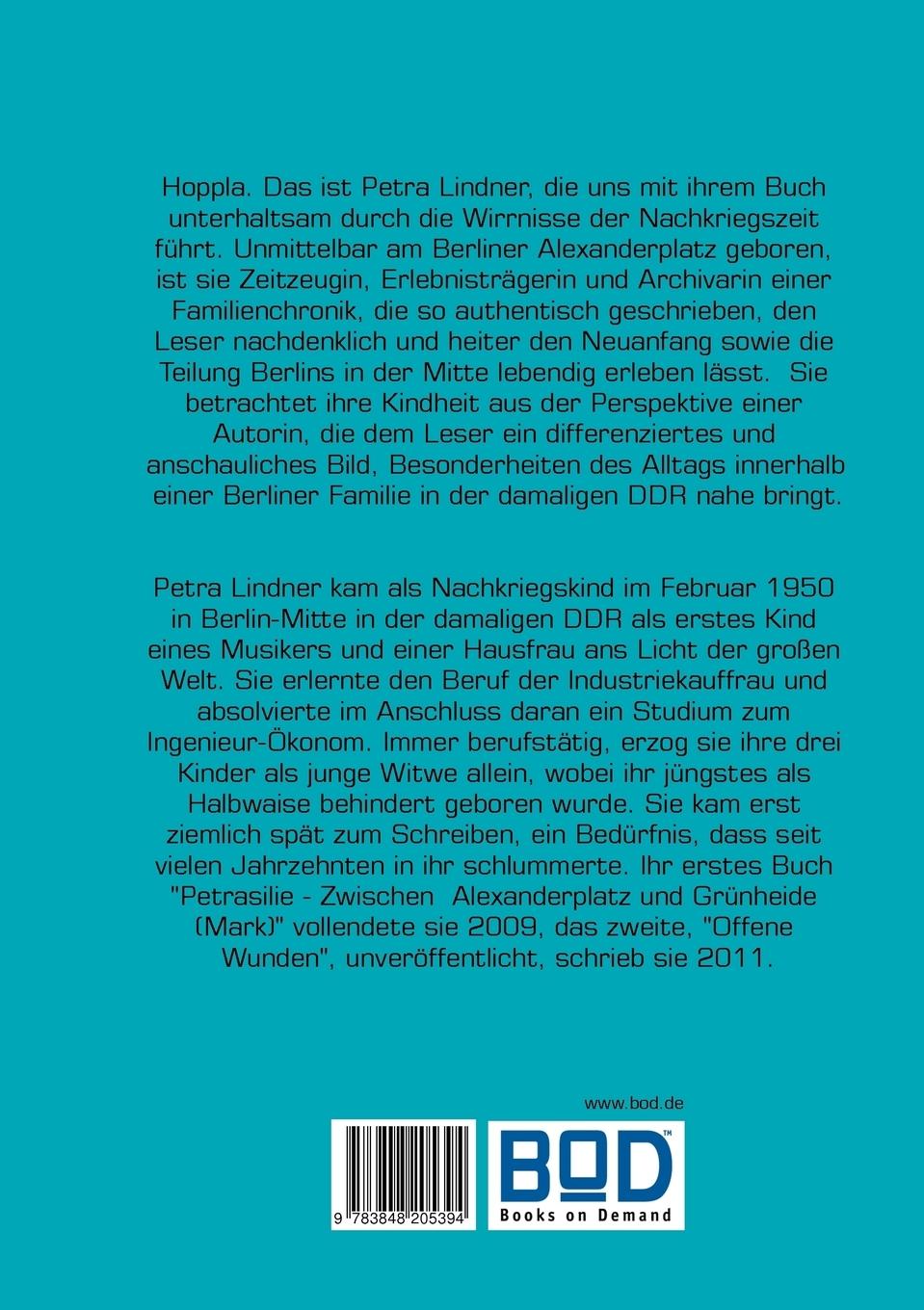 Rückseite: 9783848205394 | Petrasilie - Zwischen Berliner Alexanderplatz und Grünheide (Mark)